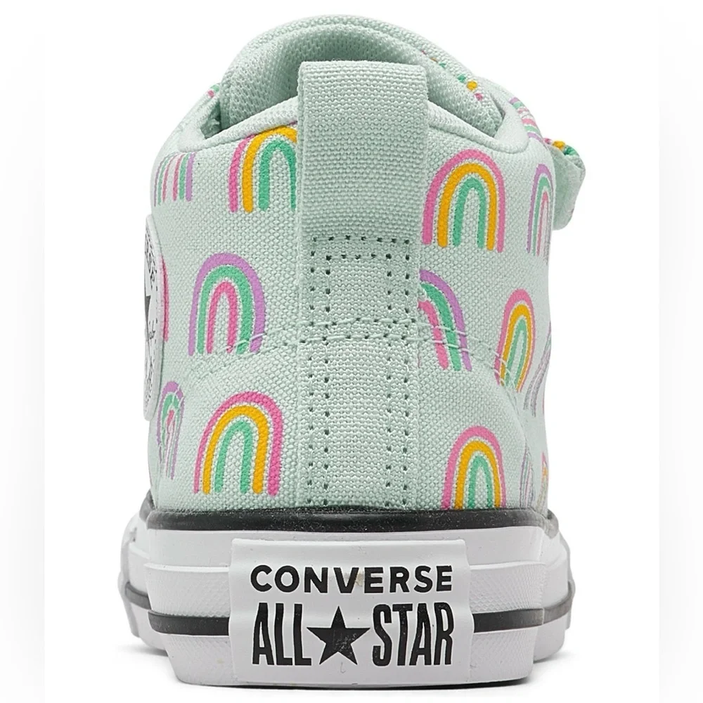 Converse Chuck Taylor All Stars Rainbows Pastel Mid-Top Canvas Sneakers